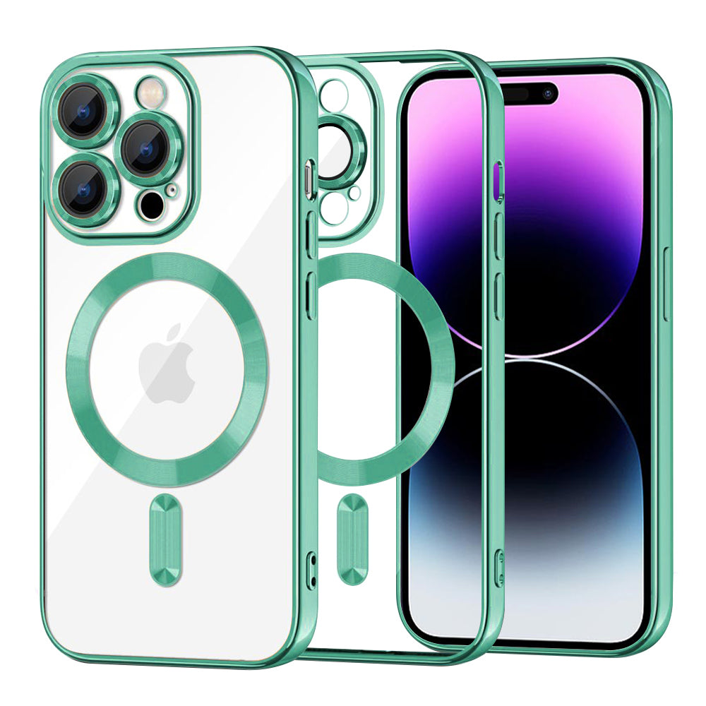 Techsuit - Luxury Crystal MagSafe - iPhone 14 Pro Max - Light Green