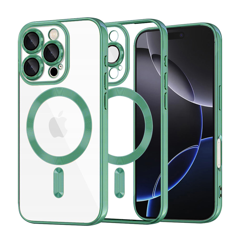 Techsuit - Luxury Crystal MagSafe - iPhone 16 Pro Max - Light Green