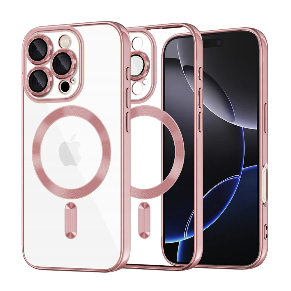 Techsuit - Luxury Crystal MagSafe - iPhone 16 Pro Max - Pink
