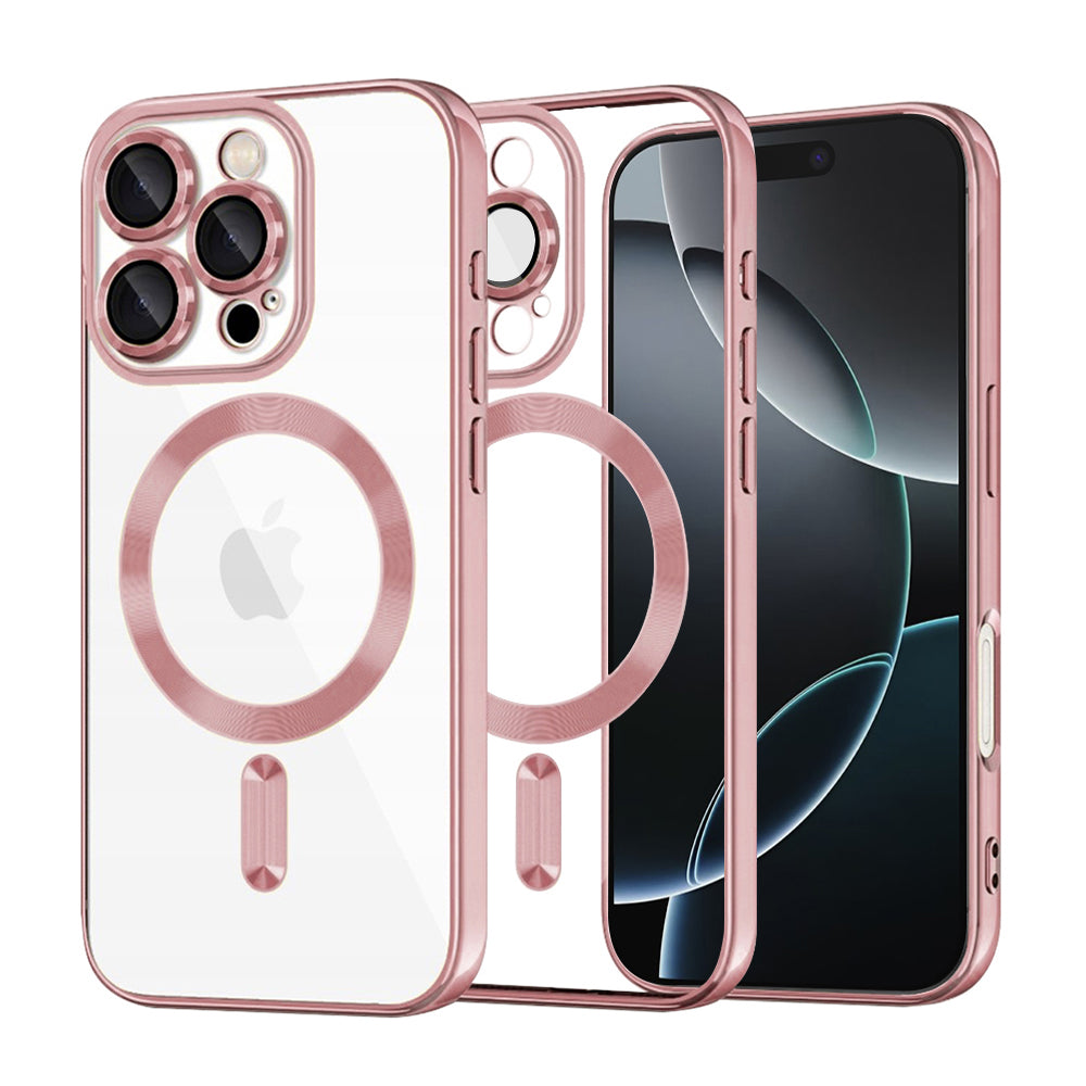 Techsuit - Luxury Crystal MagSafe - iPhone 16 Pro - Pink