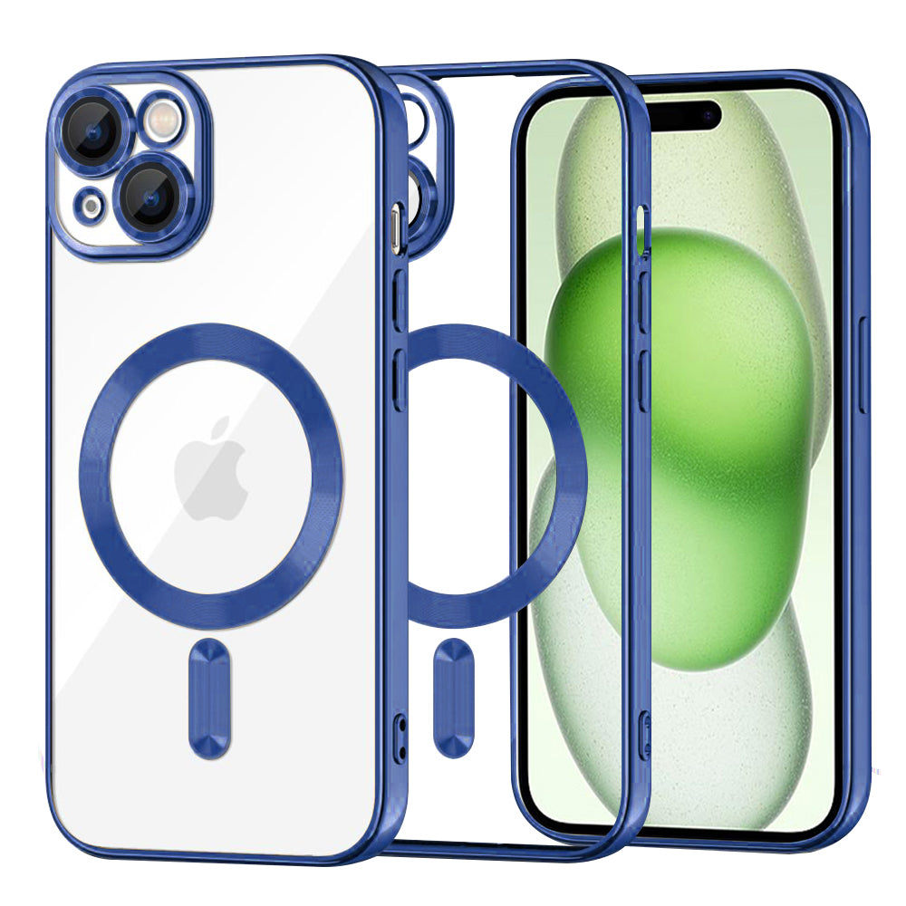 Techsuit - Luxury Crystal MagSafe - iPhone 15 Plus - Deep Blue