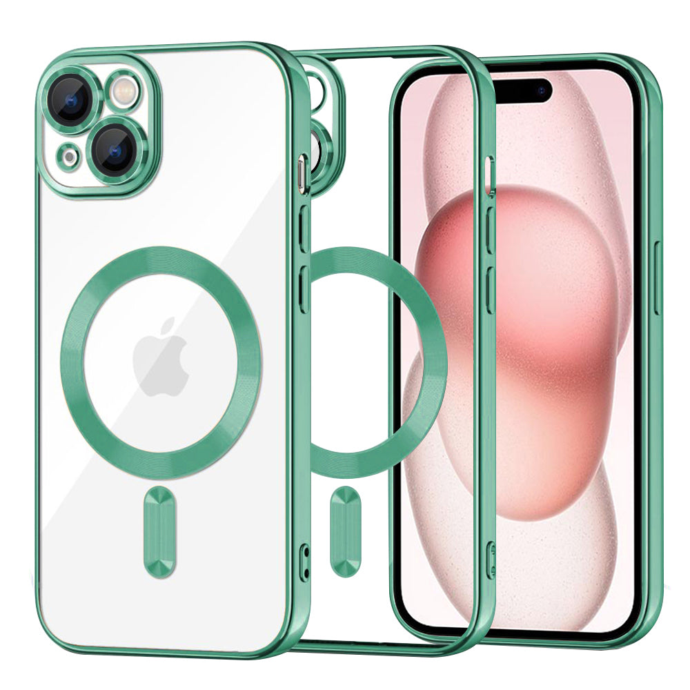 Techsuit - Luxury Crystal MagSafe - iPhone 15 - Light Green
