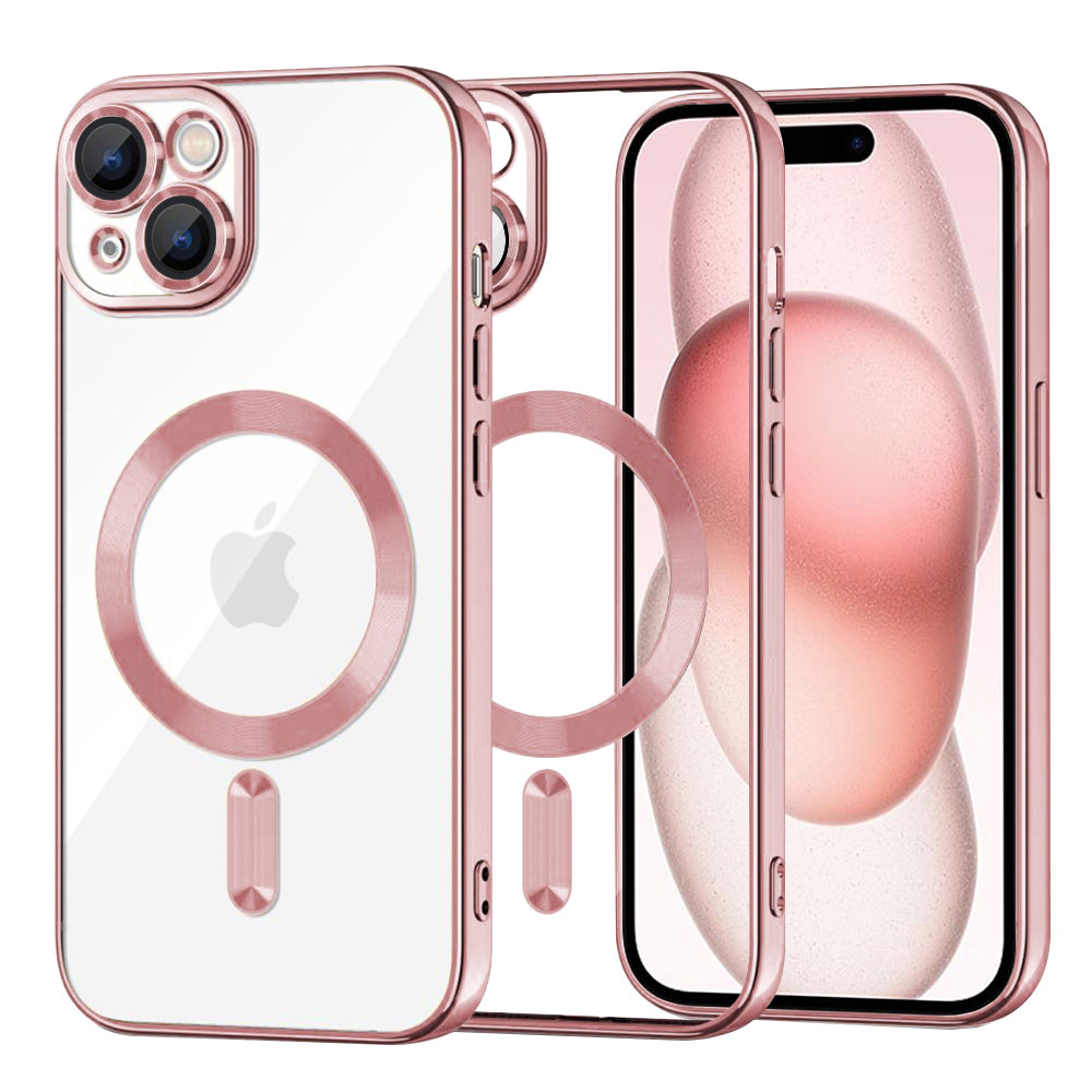 Techsuit - Luxury Crystal MagSafe - iPhone 15 - Pink