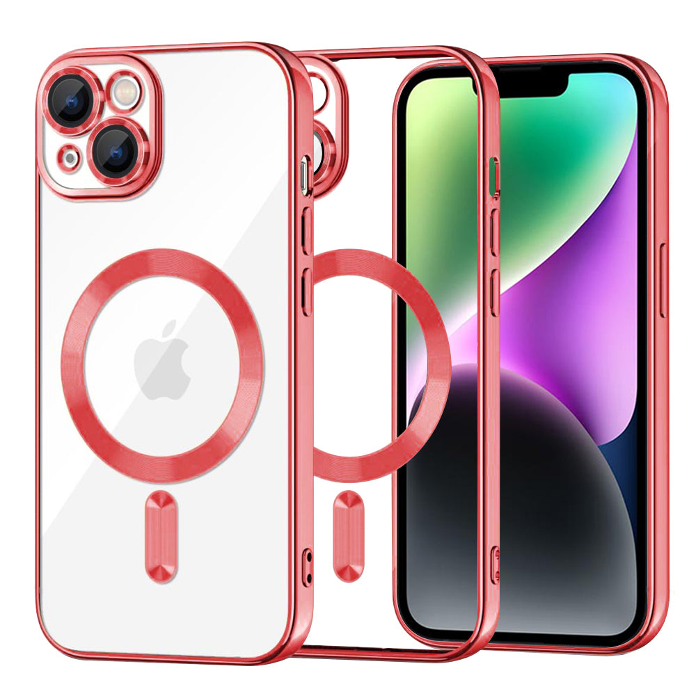 Techsuit - Luxury Crystal MagSafe - iPhone 14 - Red