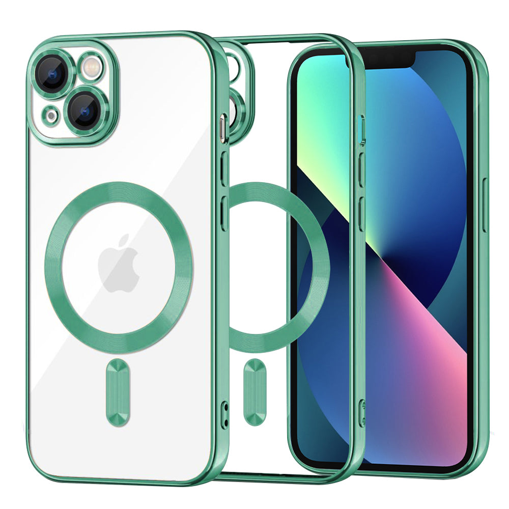 Techsuit - Luxury Crystal MagSafe - iPhone 13 - Light Green