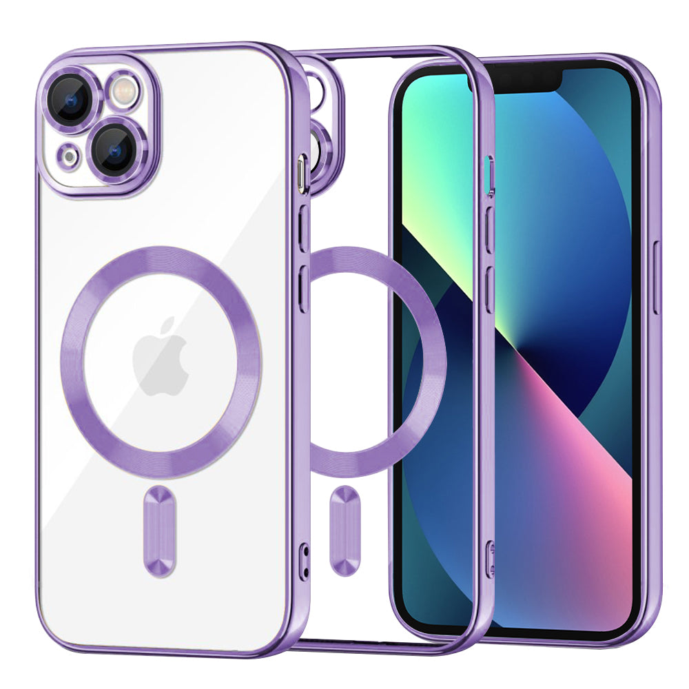 Techsuit - Luxury Crystal MagSafe - iPhone 13 - Light Purple