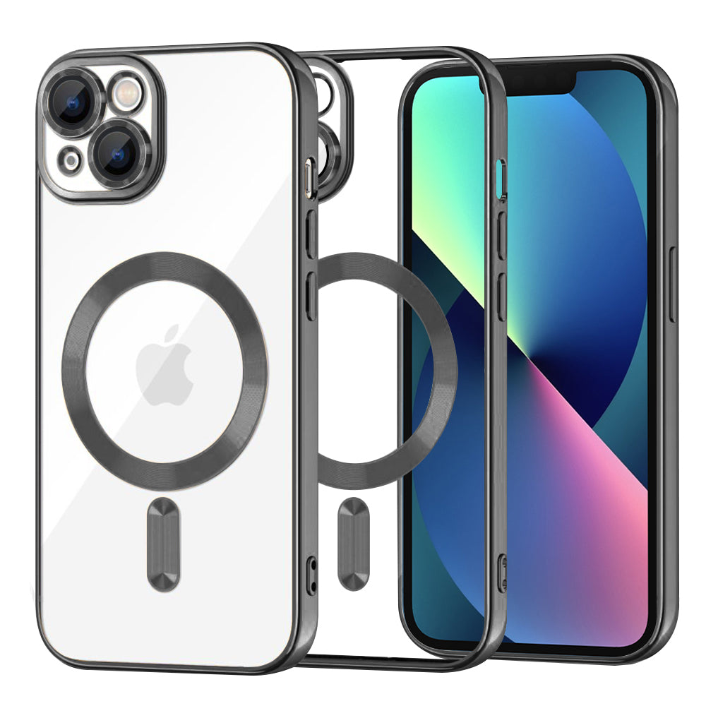 Techsuit - Luxury Crystal MagSafe - iPhone 13 - Black