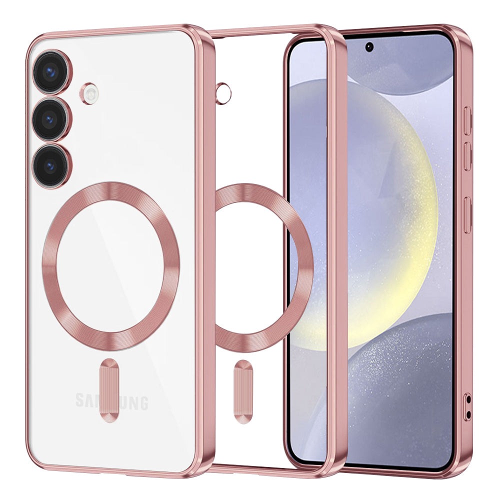 Techsuit - Luxury Crystal MagSafe - Samsung Galaxy S24 Plus - Pink