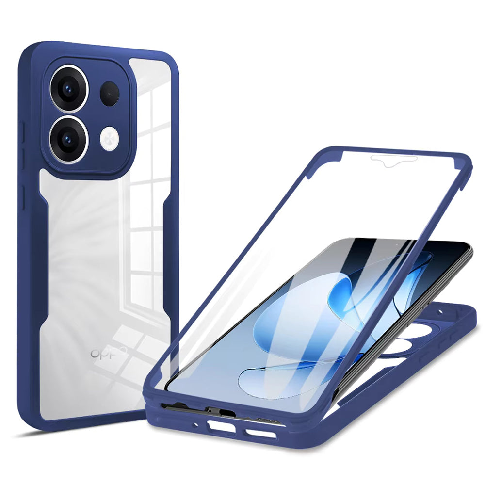 Techsuit - ColorVerse 360 Series + Screen Protector - Oppo Reno13 - Blue