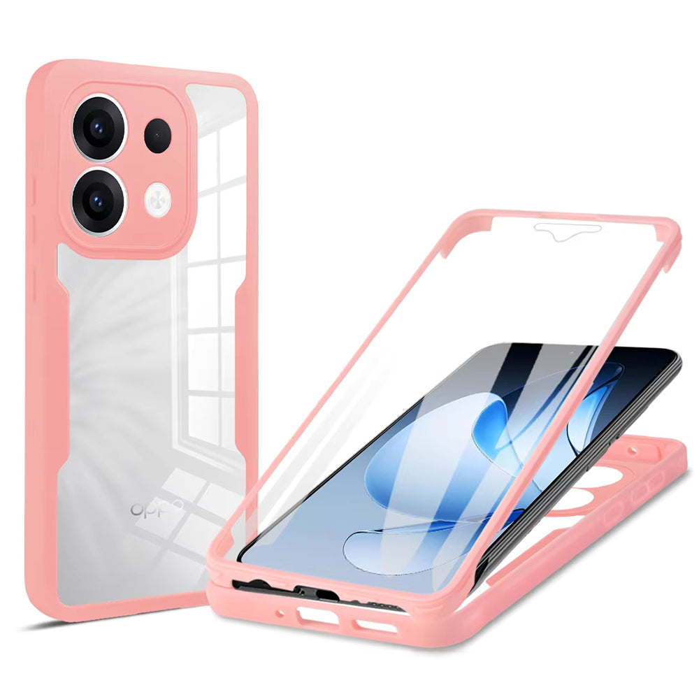 Techsuit - ColorVerse 360 Series + Screen Protector - Oppo Reno13 - Pink