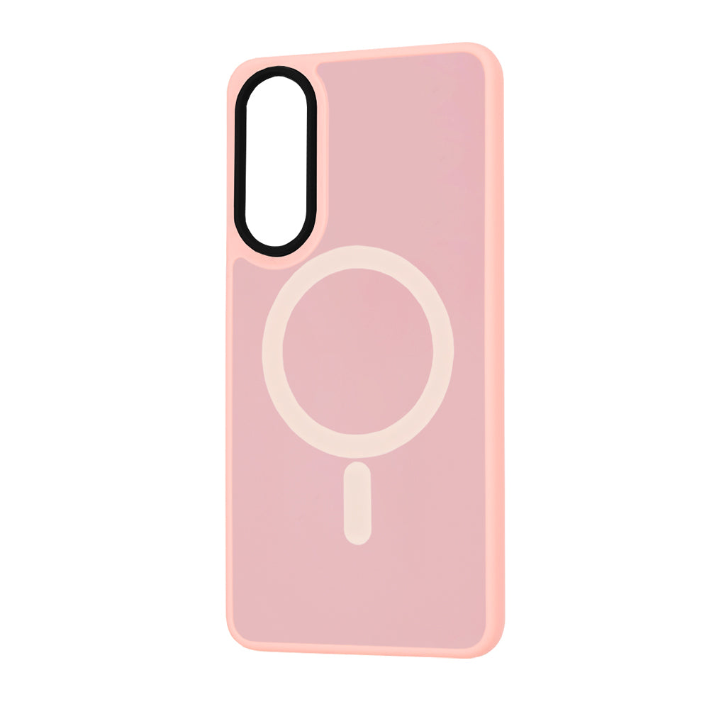 Techsuit - HaloFrost MagSafe Series - Galaxy S25 Edge - Dreamy Pink