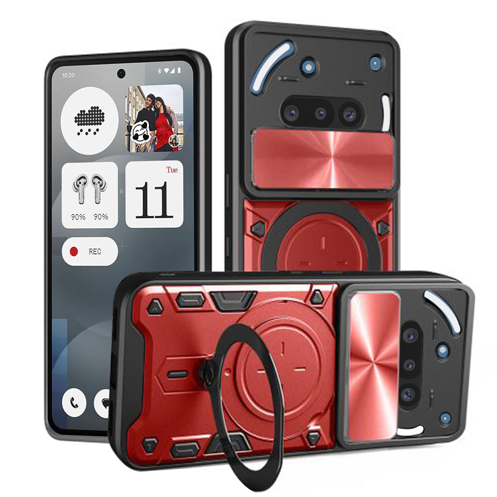 Techsuit - CamGuard Pro - Nothing Phone (3a) - Red
