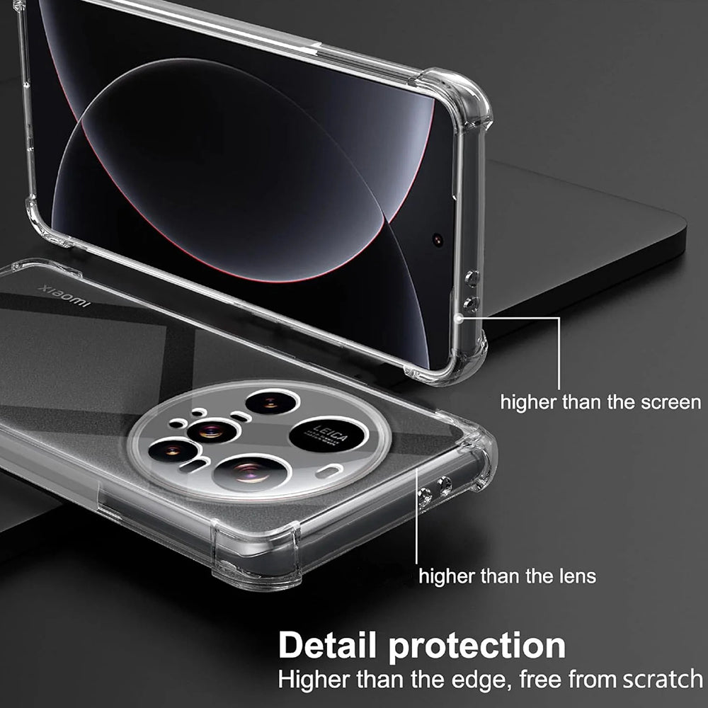 Techsuit - Shockproof Clear Silicone - Xiaomi 15 Ultra - Clear