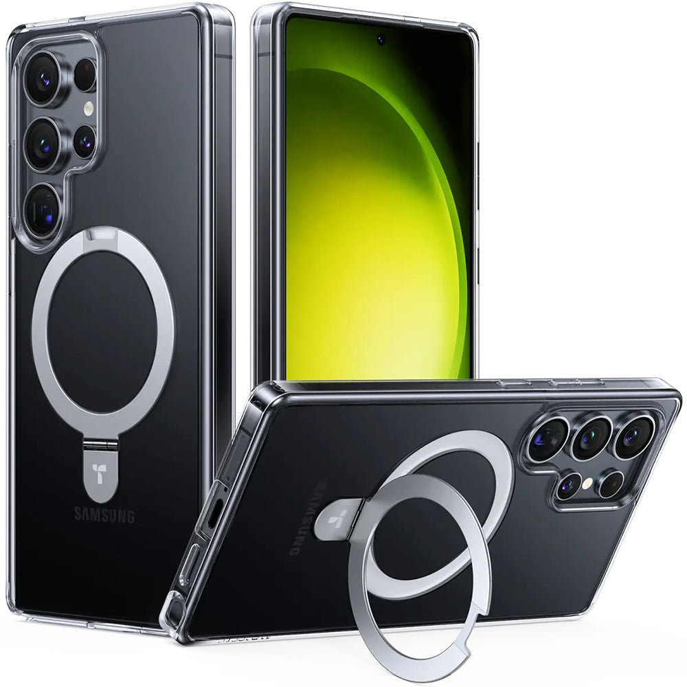Torras - Ostand MagSafe Series - Samsung Galaxy S25 Ultra - Clear