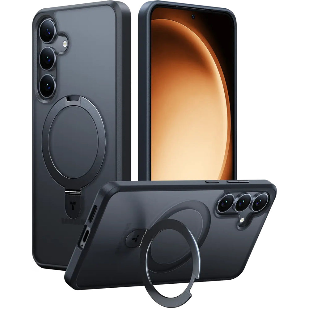 Torras - Ostand MagSafe Series - Samsung Galaxy S25 - Black