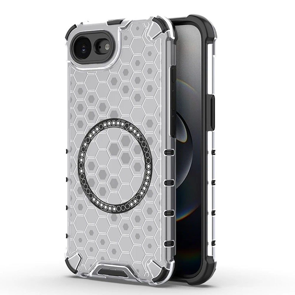 Techsuit - HoneyComb Shield MagSafe - iPhone 16e - White
