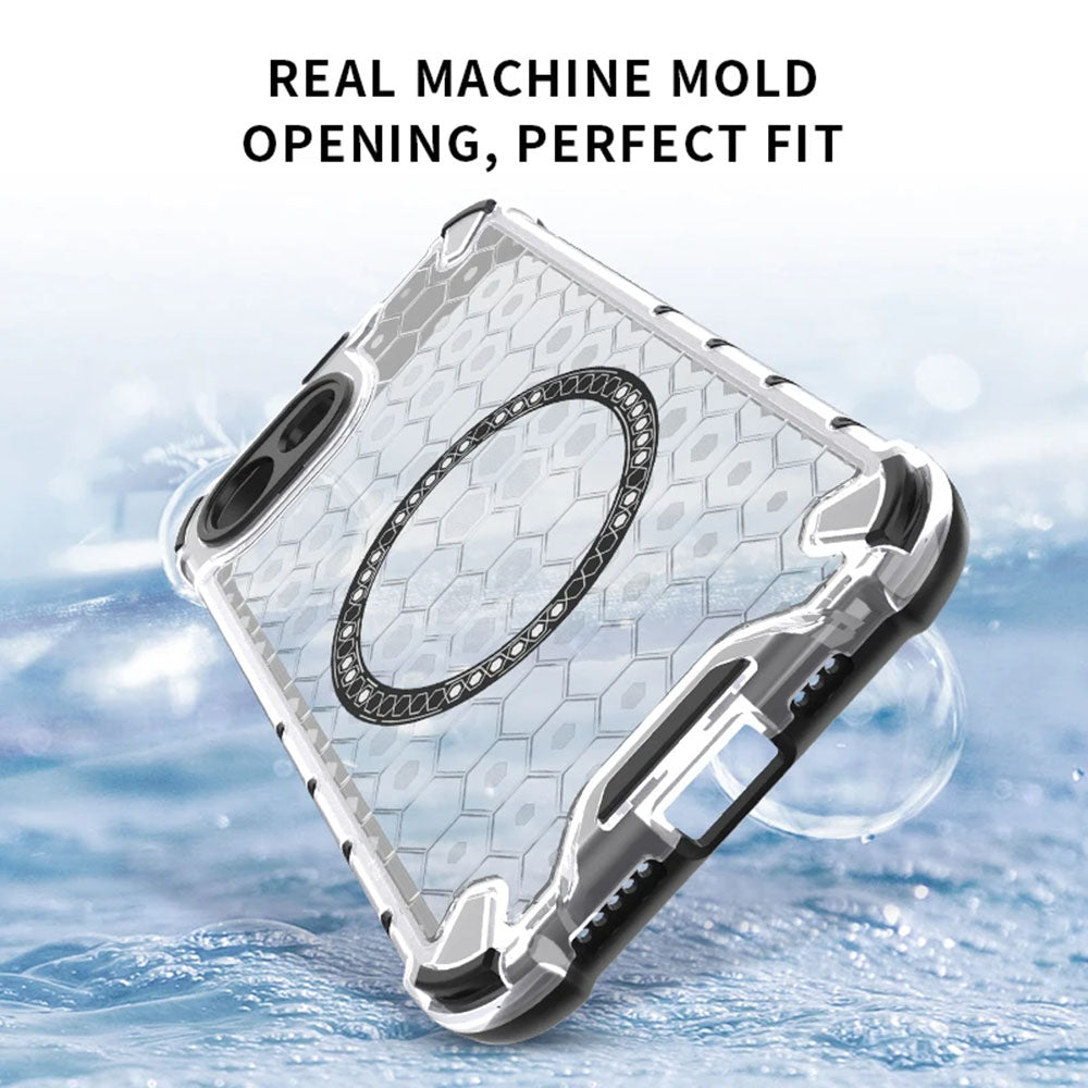 Techsuit - HoneyComb Shield MagSafe - iPhone 16e - White