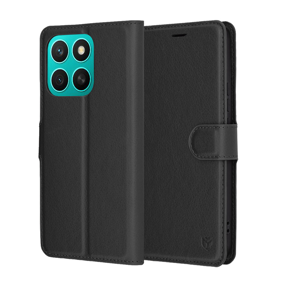 Techsuit - Leather Folio - Honor X8c - Black
