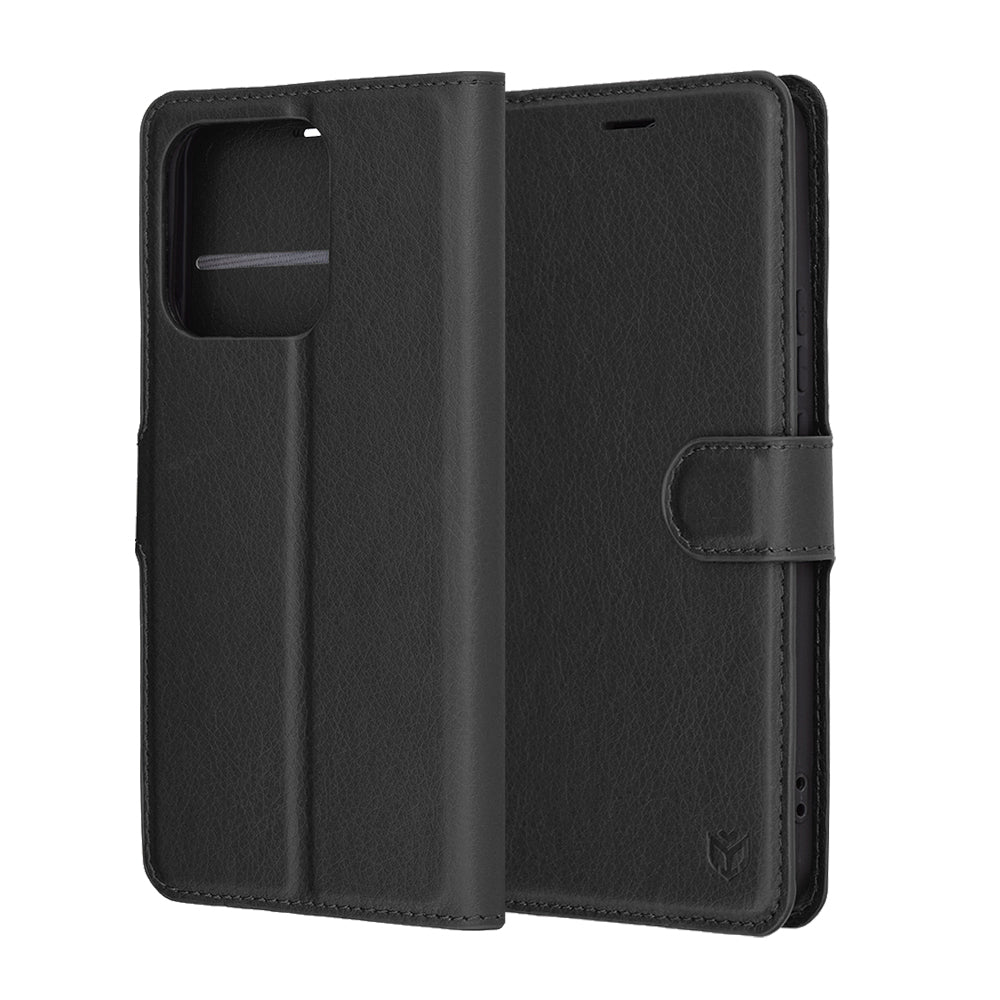 Techsuit - Leather Folio - Honor X8c - Black