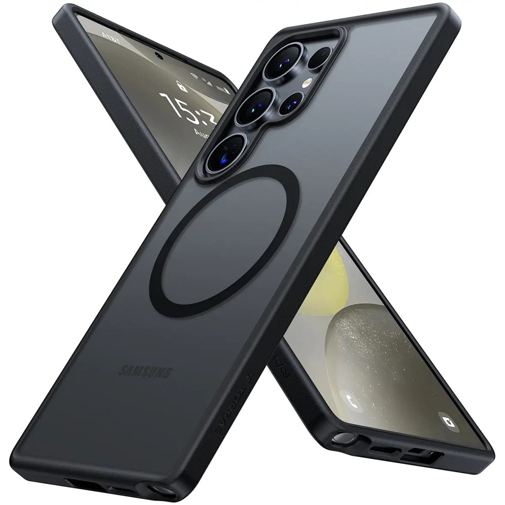 Torras - Guardian Magnetic Series - Samsung Galaxy S25 Ultra - Black