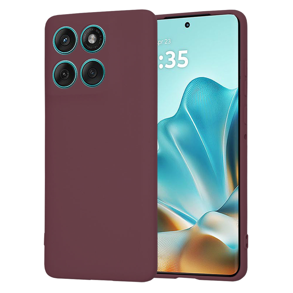 Techsuit - SoftFlex - Motorola Edge 60 / Edge 60 Fusion - Plum Red