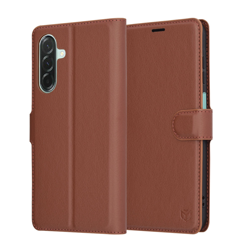 Techsuit - Leather Folio - Samsung Galaxy A26 5G - Brown