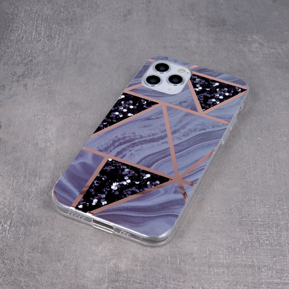 Geometric Marmur Case for Samsung Galaxy A22 4G graphite