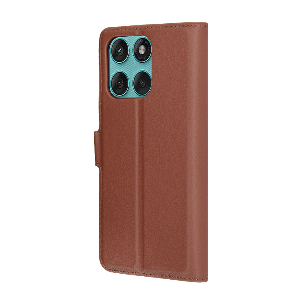 Techsuit - Leather Folio - Motorola Edge 60 / Edge 60 Fusion - Brown