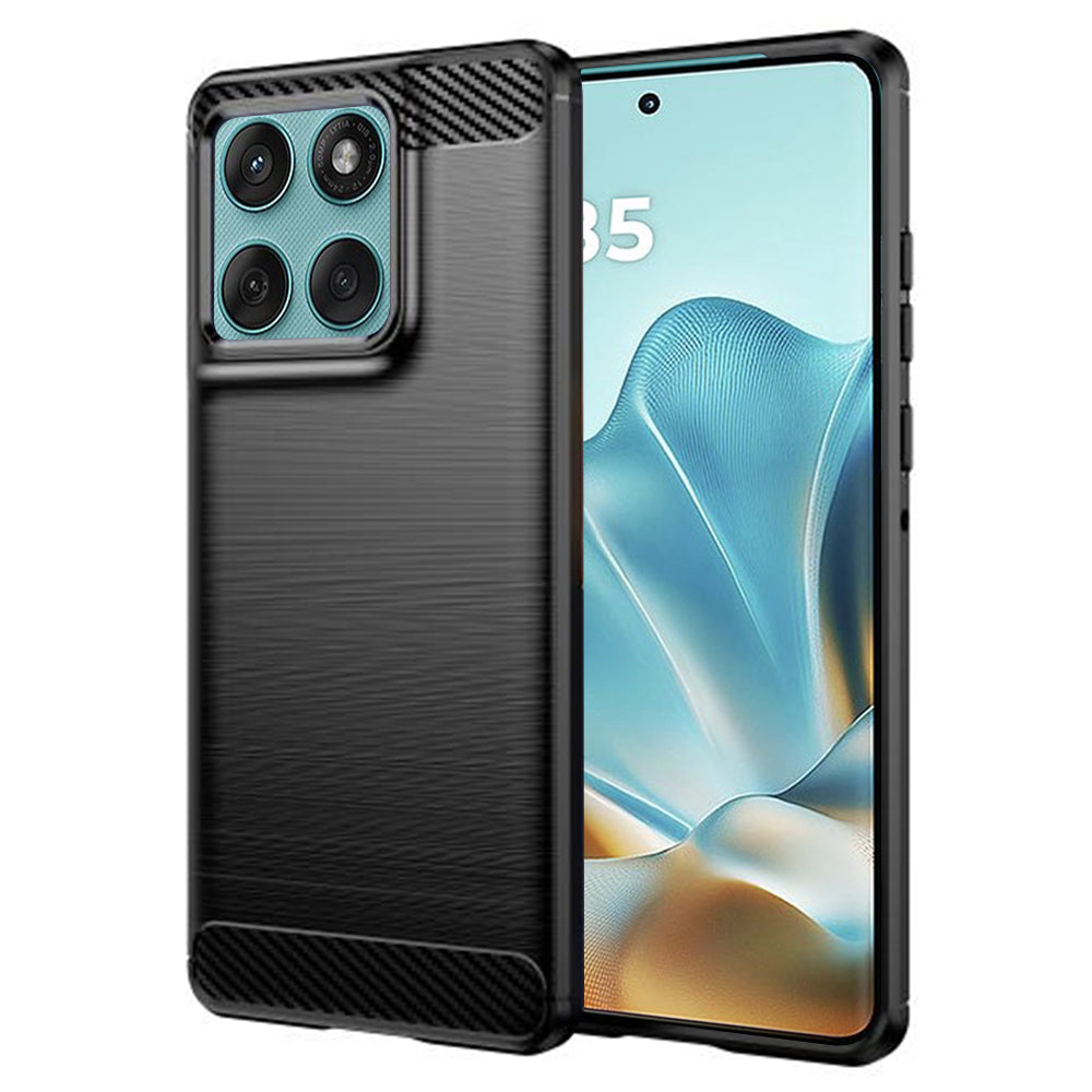 Techsuit - Carbon Silicone - Motorola Edge 60 / Edge 60 Fusion - Black