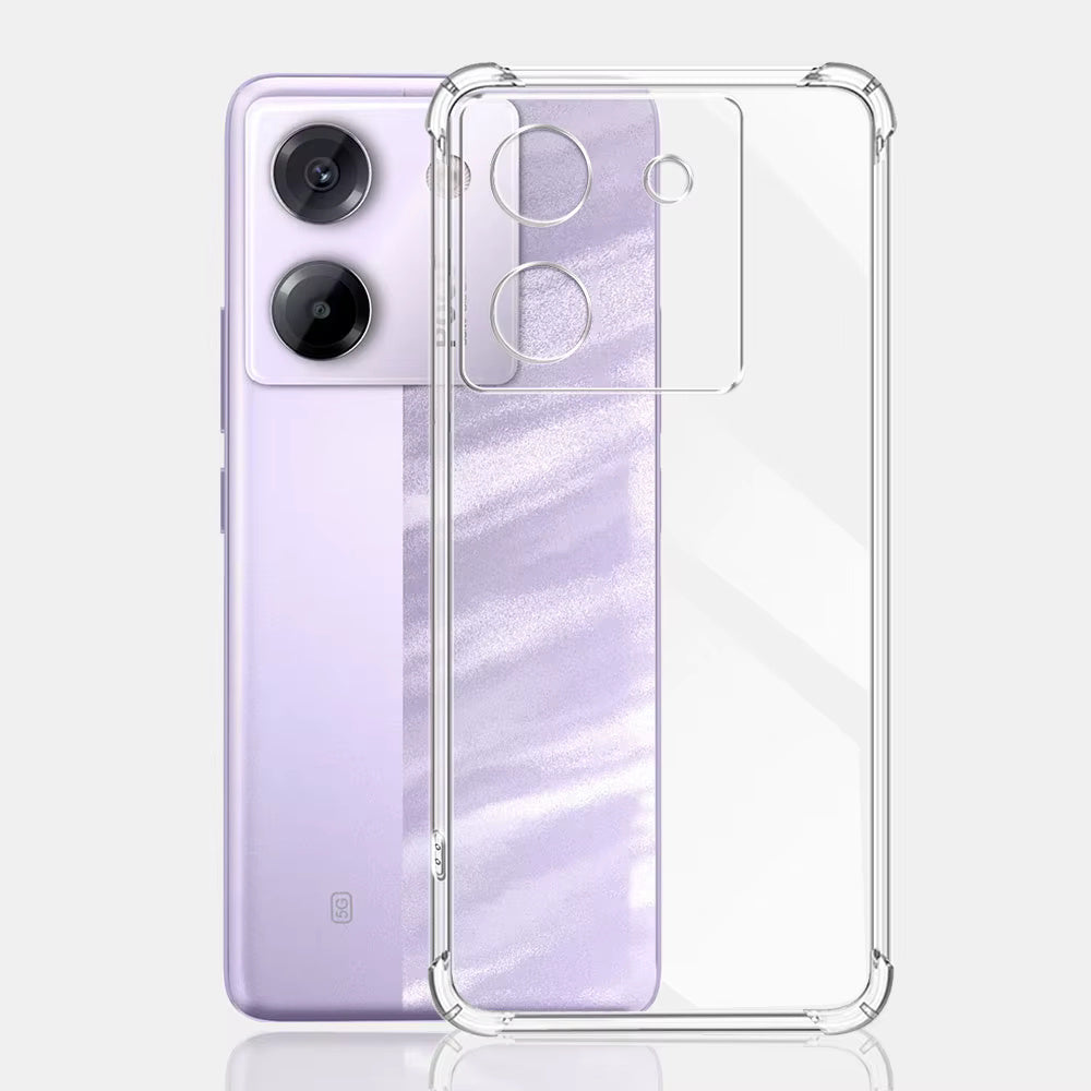 Techsuit - Shockproof Clear Silicone - Xiaomi Poco M7 Pro 5G - Clear