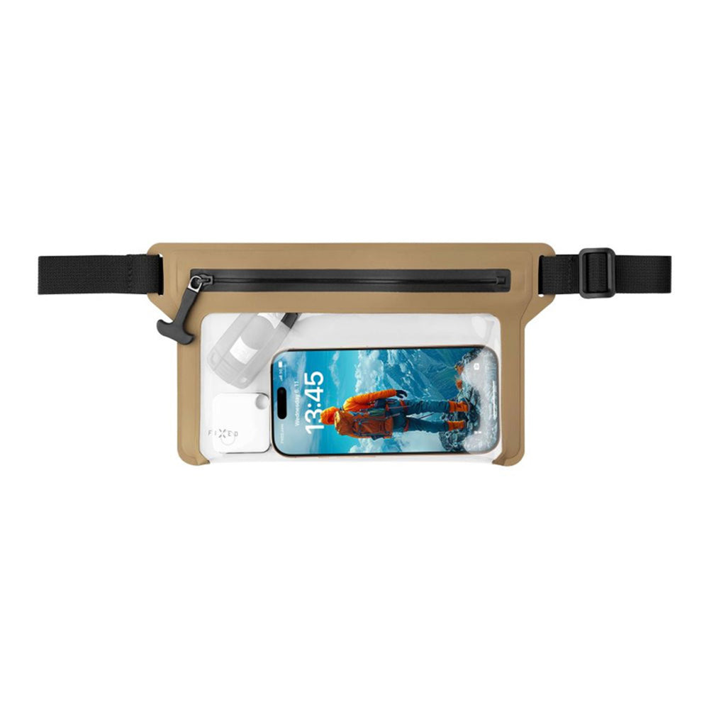 Fixed - Τεχνολογία > Κινητή Τηλεφωνία > Θήκες Κινητών Dry Belt - for Phone up to 7.5", IPX8, Adjustable Strap, Touchscreen Friendly, Hypalon Mesh - Beige