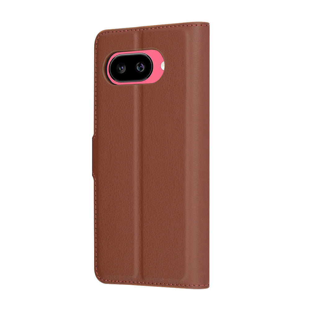 Techsuit - Leather Folio - Google Pixel 9a - Brown