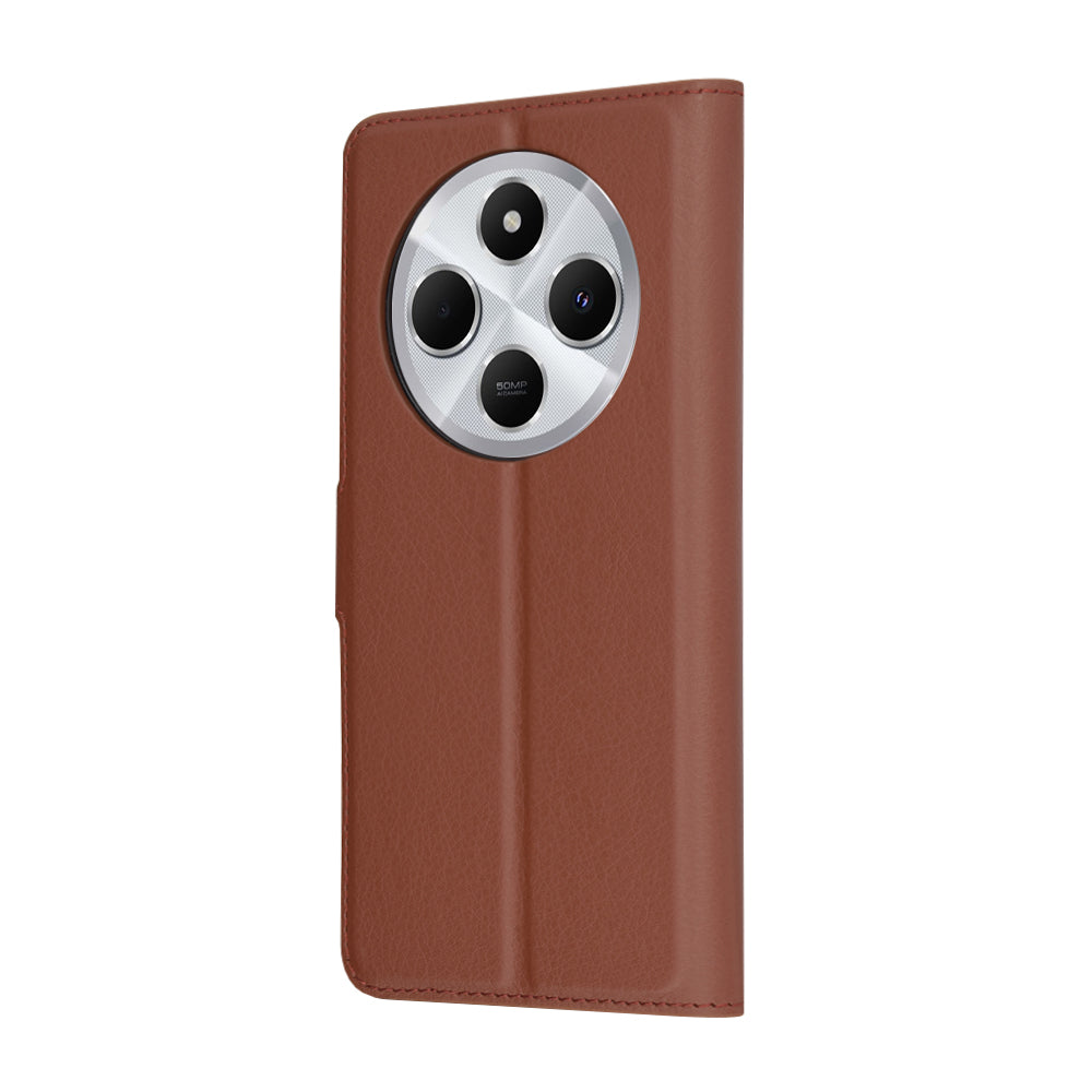 Techsuit - Leather Folio - Xiaomi Redmi 14C / Poco C75 - Brown