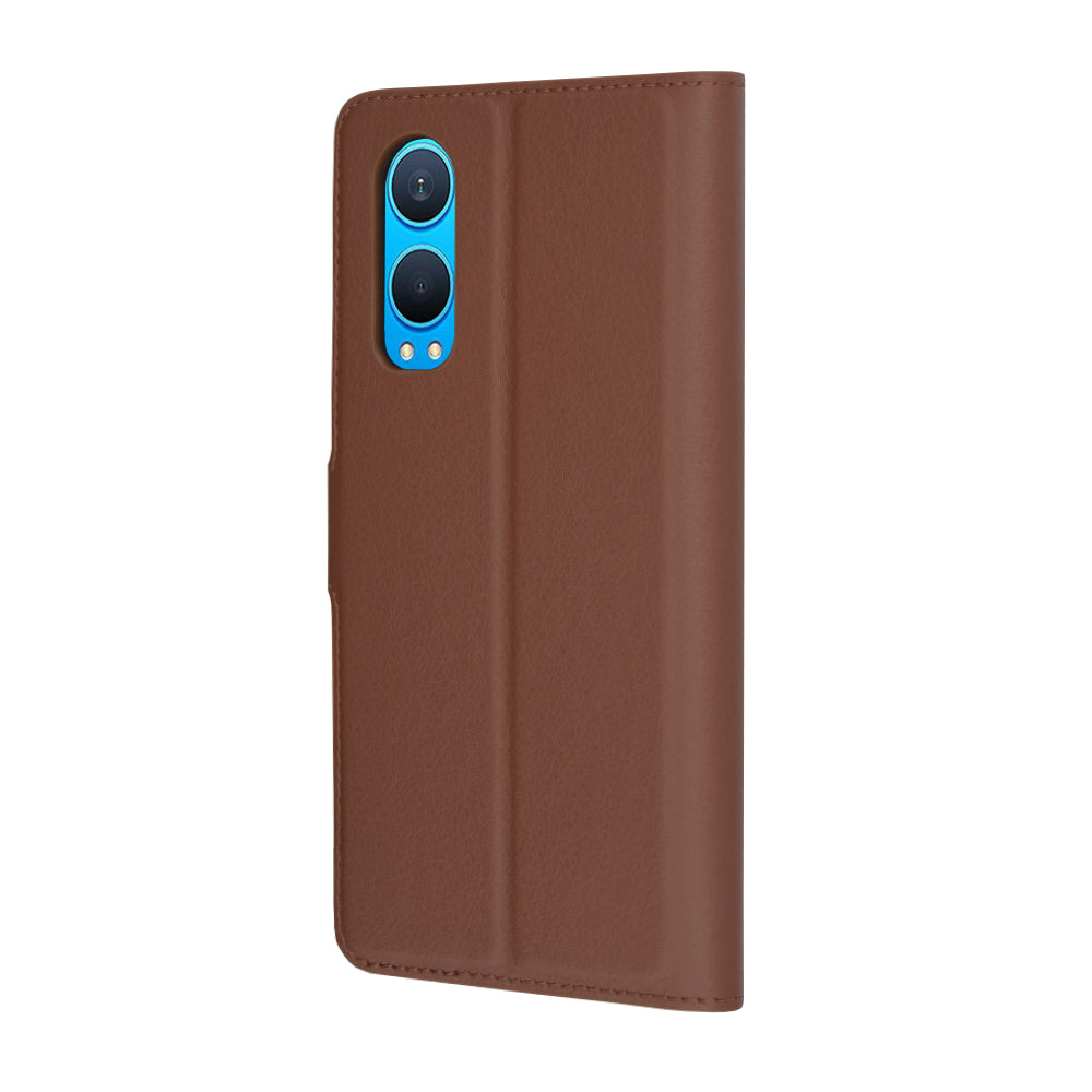 Techsuit - Leather Folio - OnePlus Nord CE4 Lite - Brown