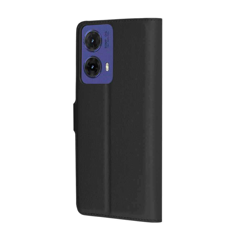 Techsuit - Leather Folio - Motorola Moto G85 - Black