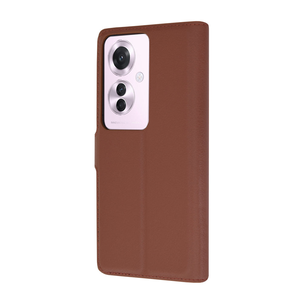 Techsuit - Leather Folio - Oppo Reno11 F - Brown