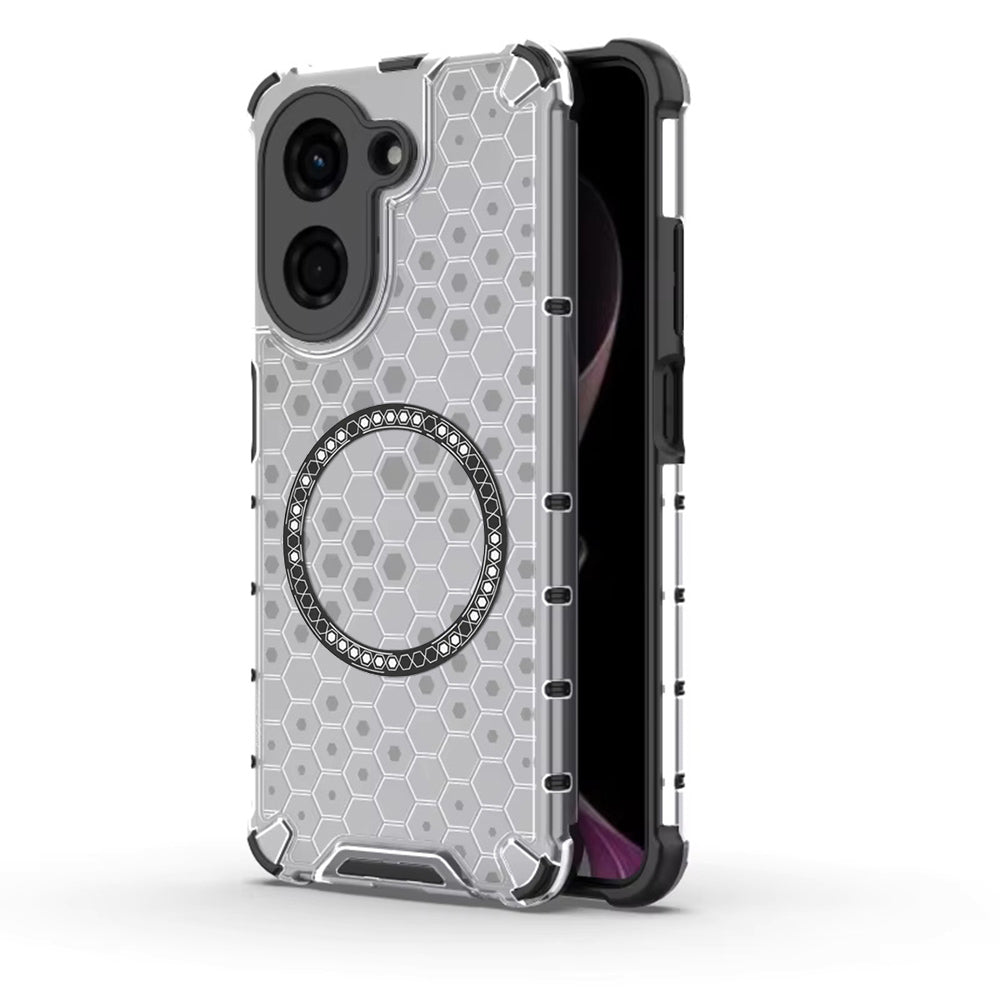 Techsuit - HoneyComb Shield MagSafe - Xiaomi Redmi A5Â 4G (Regional) - White