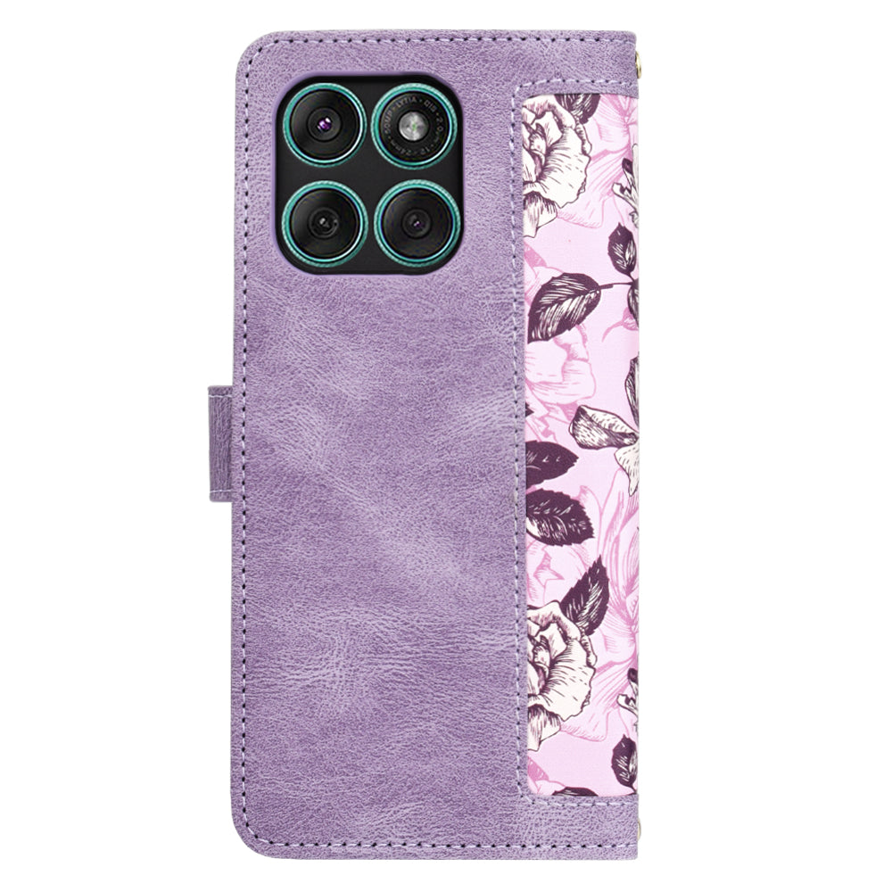 Techsuit - FlipCraft - Motorola Edge 60 / Edge 60 Fusion - Mysterious Purple