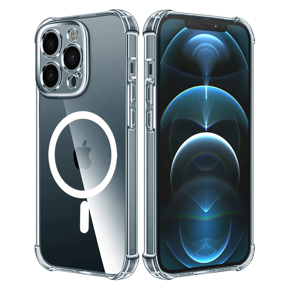 Techsuit - Shockproof Clear Silicone MagSafe - iPhone 12 Pro Max - Clear
