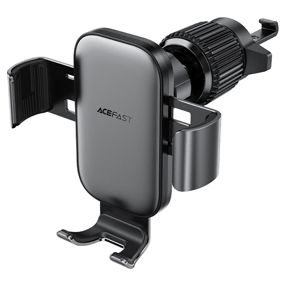 Acefast - Gravity Car Holder (D38) - for Air Vent, Stable Gravity Grip, Adjustable, Non-Slip, Universal - Metal Gray
