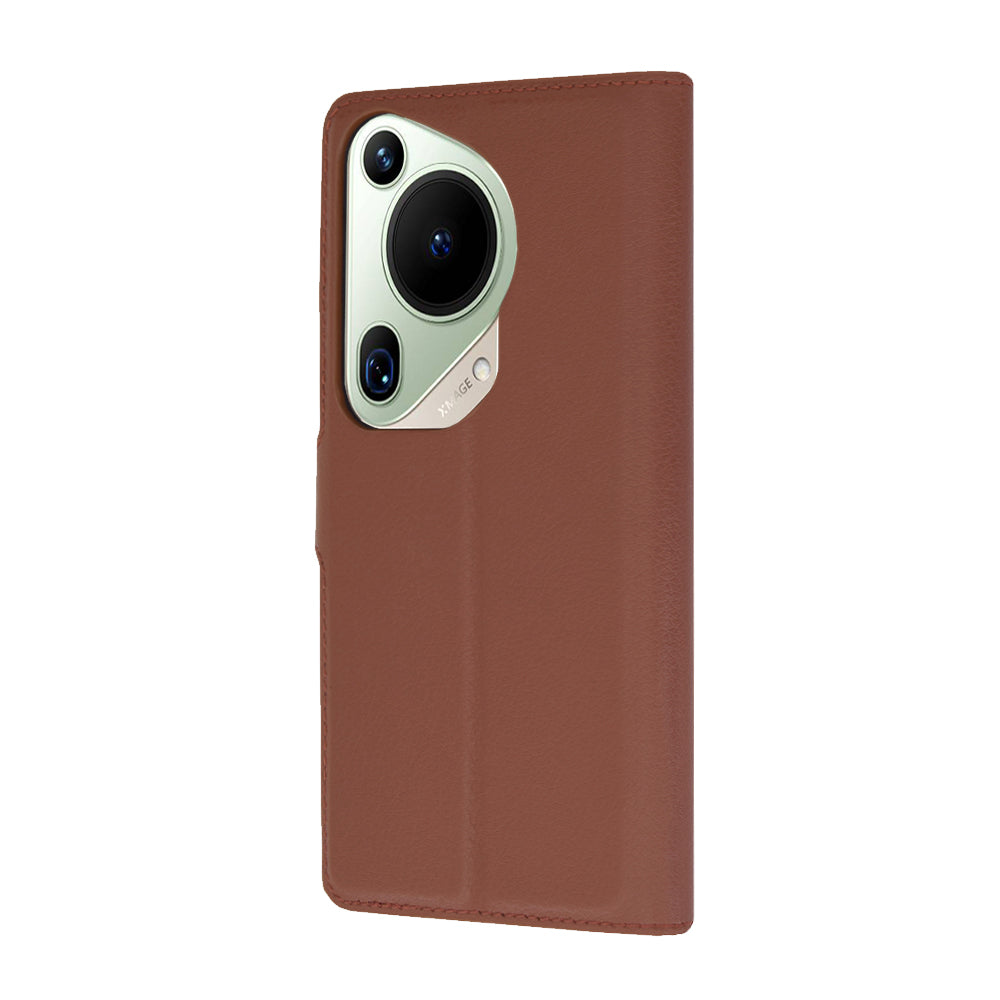 Techsuit - Leather Folio - Huawei Pura 70 Ultra - Brown