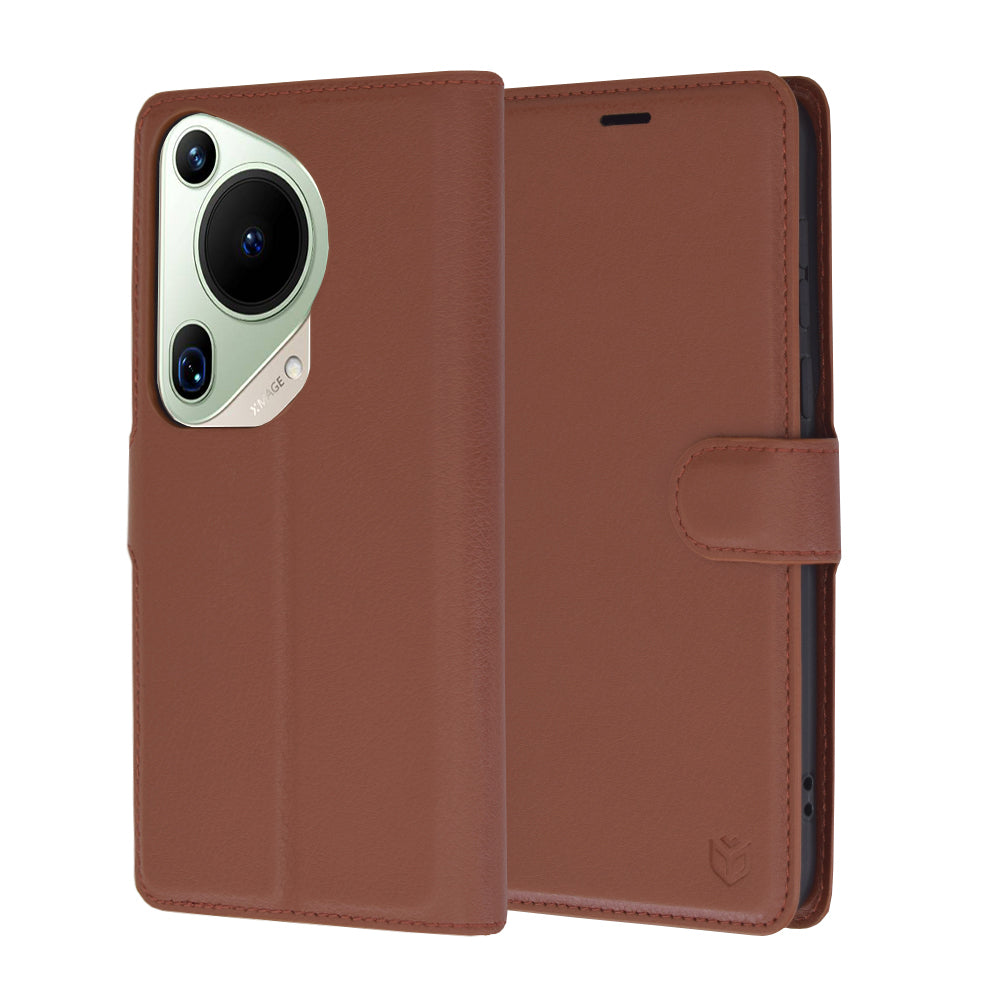 Techsuit - Leather Folio - Huawei Pura 70 Ultra - Brown