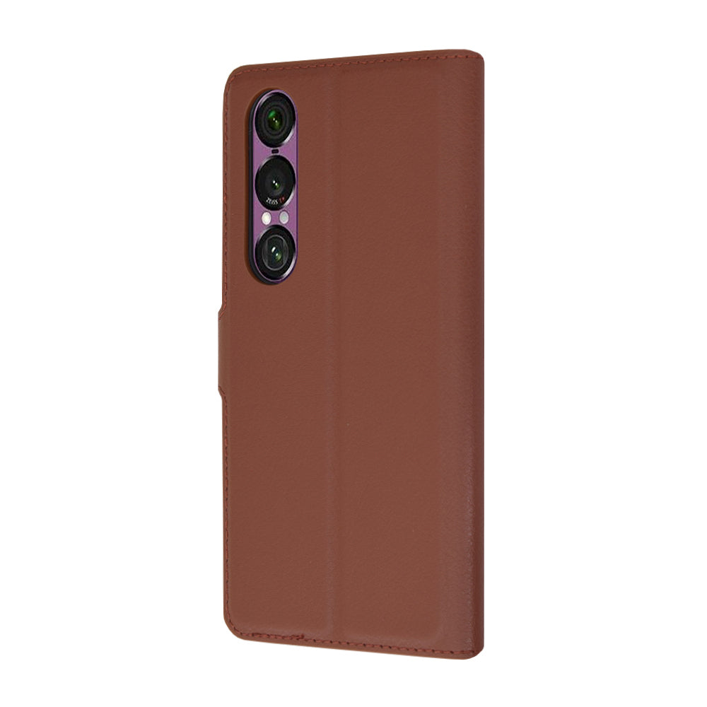 Techsuit - Leather Folio - Sony Xperia 1 VI - Brown