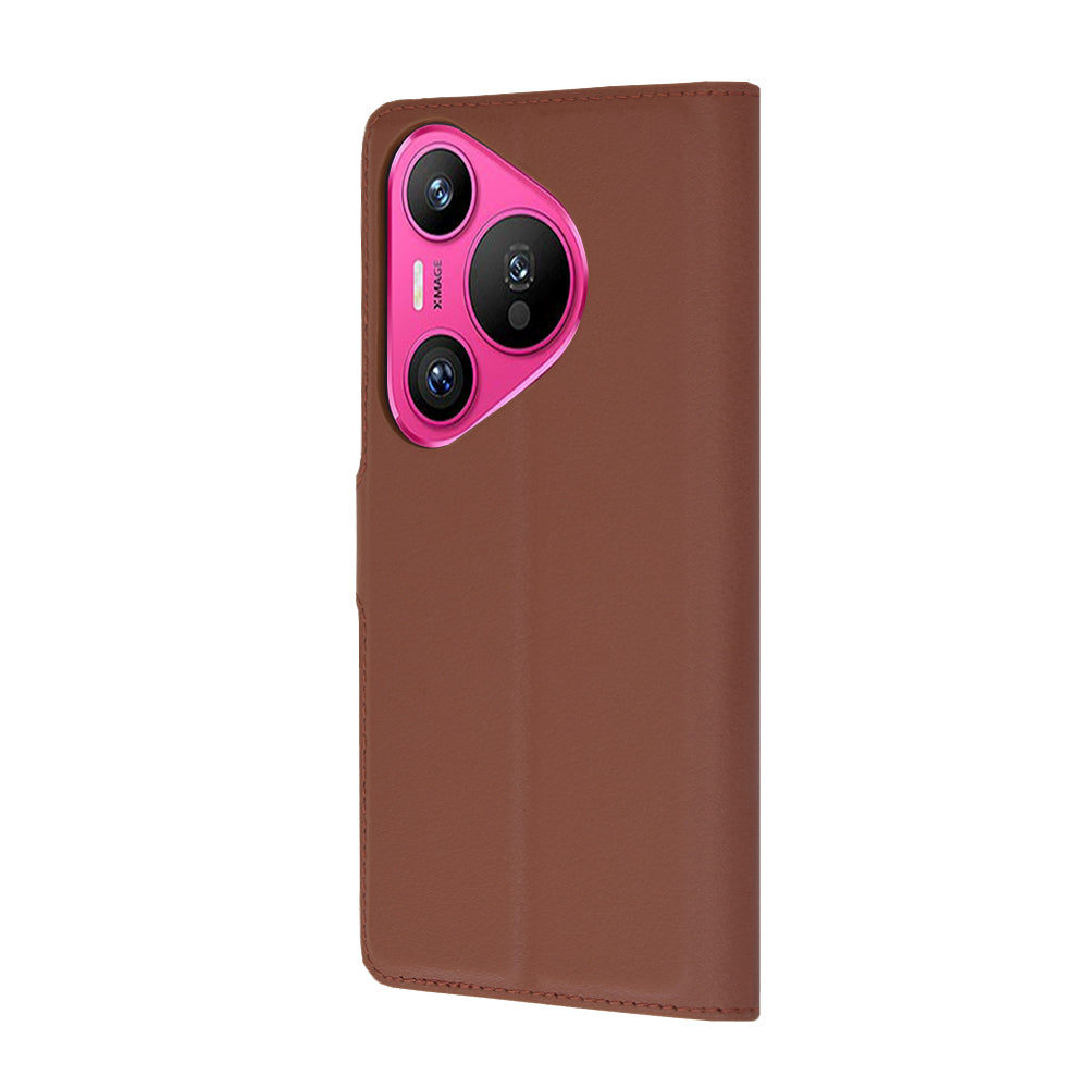 Techsuit - Leather Folio - Huawei Pura 70 - Brown