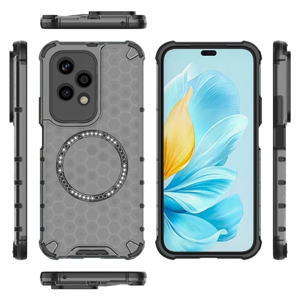 Techsuit - HoneyComb Shield MagSafe - Honor 200 Lite - Black