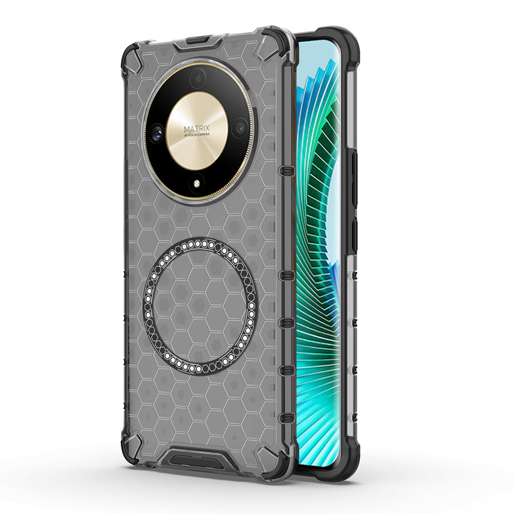 Techsuit - HoneyComb Shield MagSafe - Honor Magic6 Lite - Black