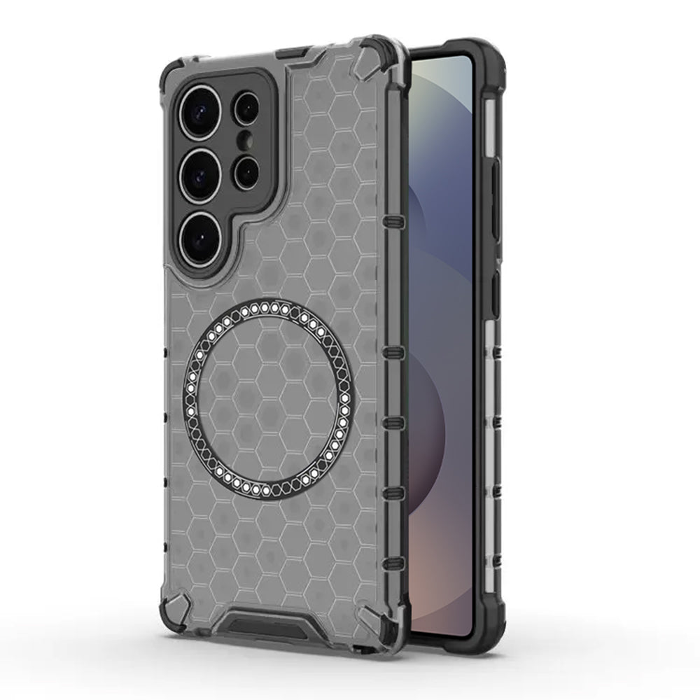 Techsuit - HoneyComb Shield MagSafe - Samsung Galaxy S25 Ultra - Black