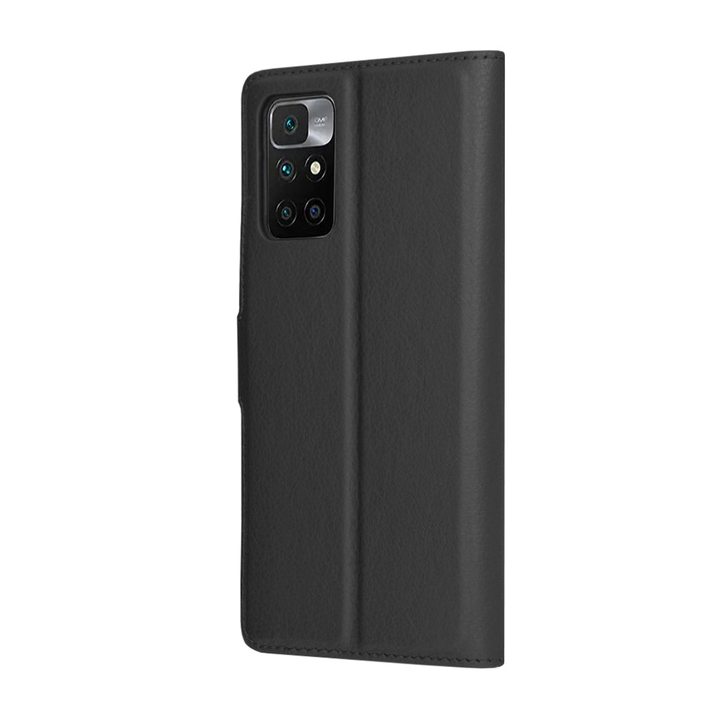 Techsuit - Leather Folio - Xiaomi Redmi 10 / Redmi 10 2022 - Black