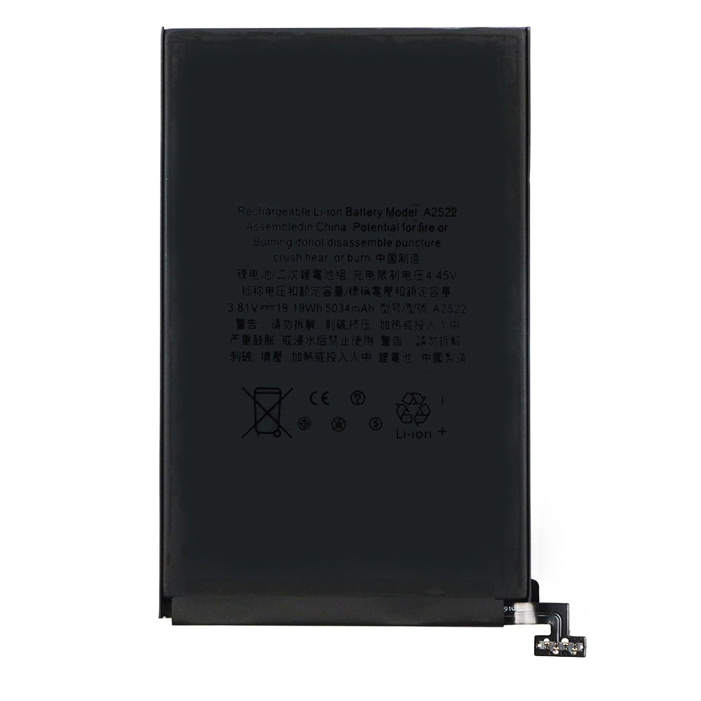 OEM - Tablet Battery A2522 (18451) - iPad mini 6 (2021) ( A2567, A2568) - 5034mAh - Black
