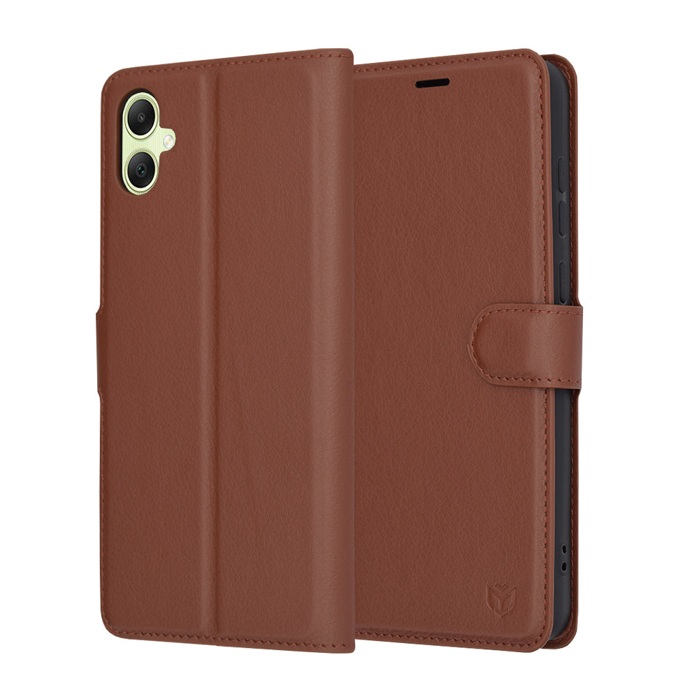 Techsuit - Leather Folio - Samsung Galaxy A05 - Brown